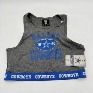 NFL Dallas Cowboys Gray and Blue Top women’s L NWT